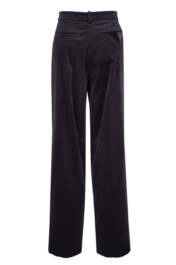 Dorothee Schumacher Elegance Softness Graphite Velvet Pant - view 3