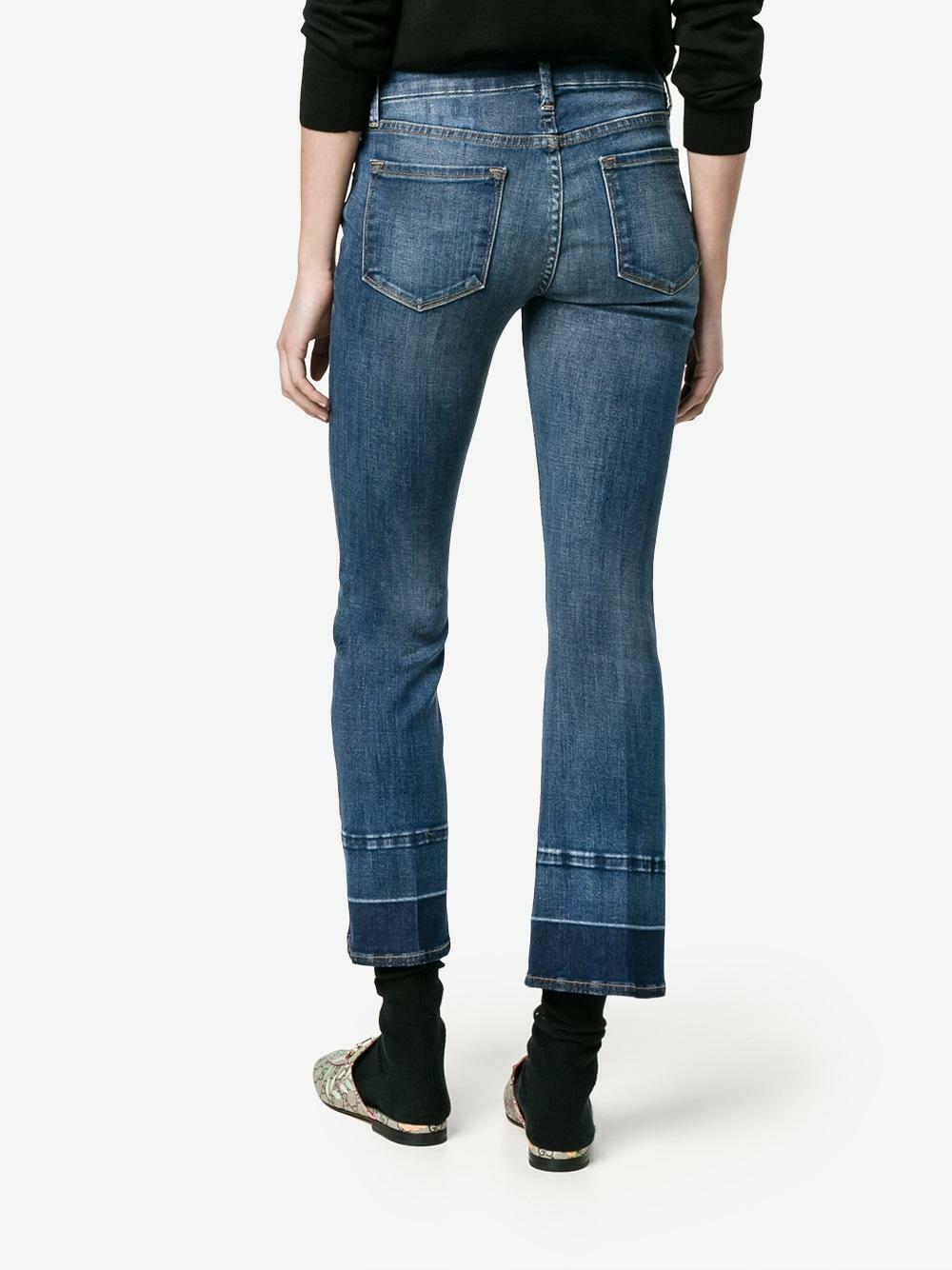 Frame - Le Crop Mini Boot Released Hem Jean