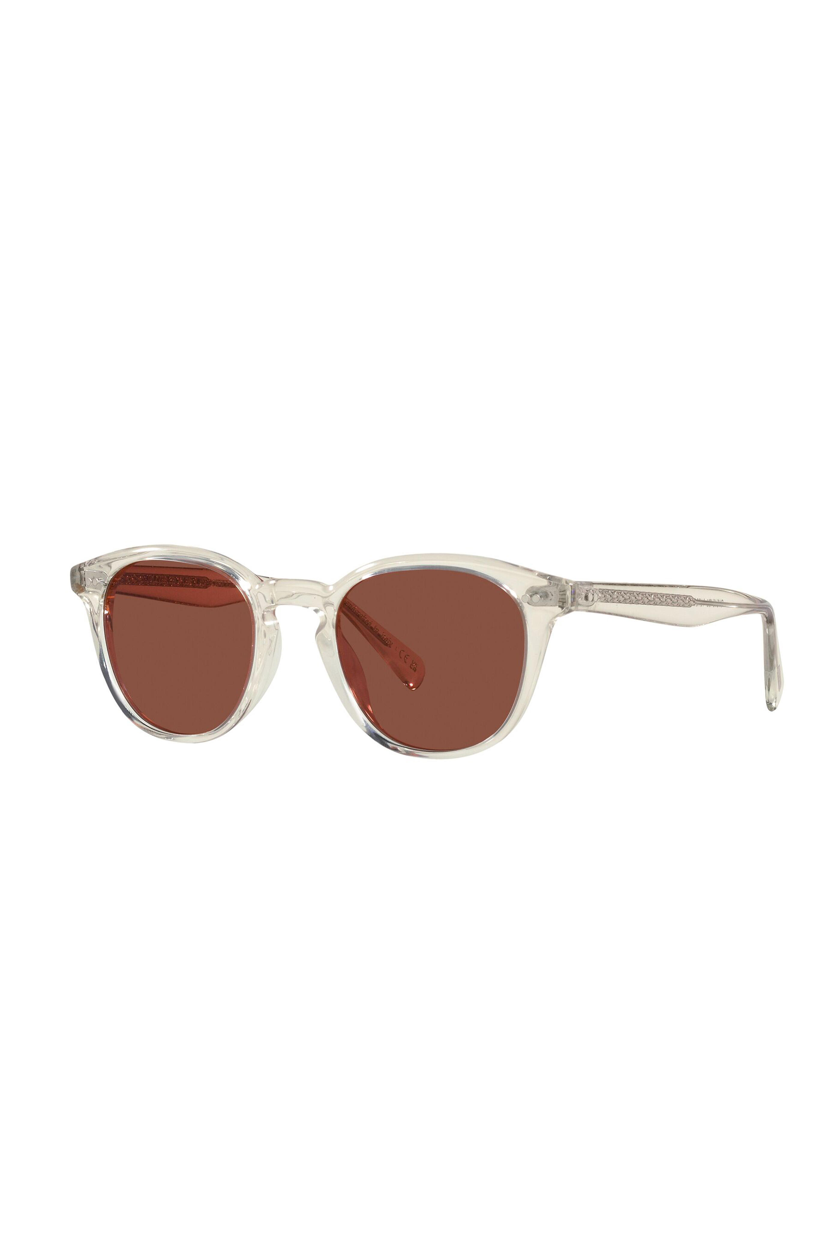 Oliver Peoples - Desmon Sun Pale Citrine & Burgundy Sunglasses