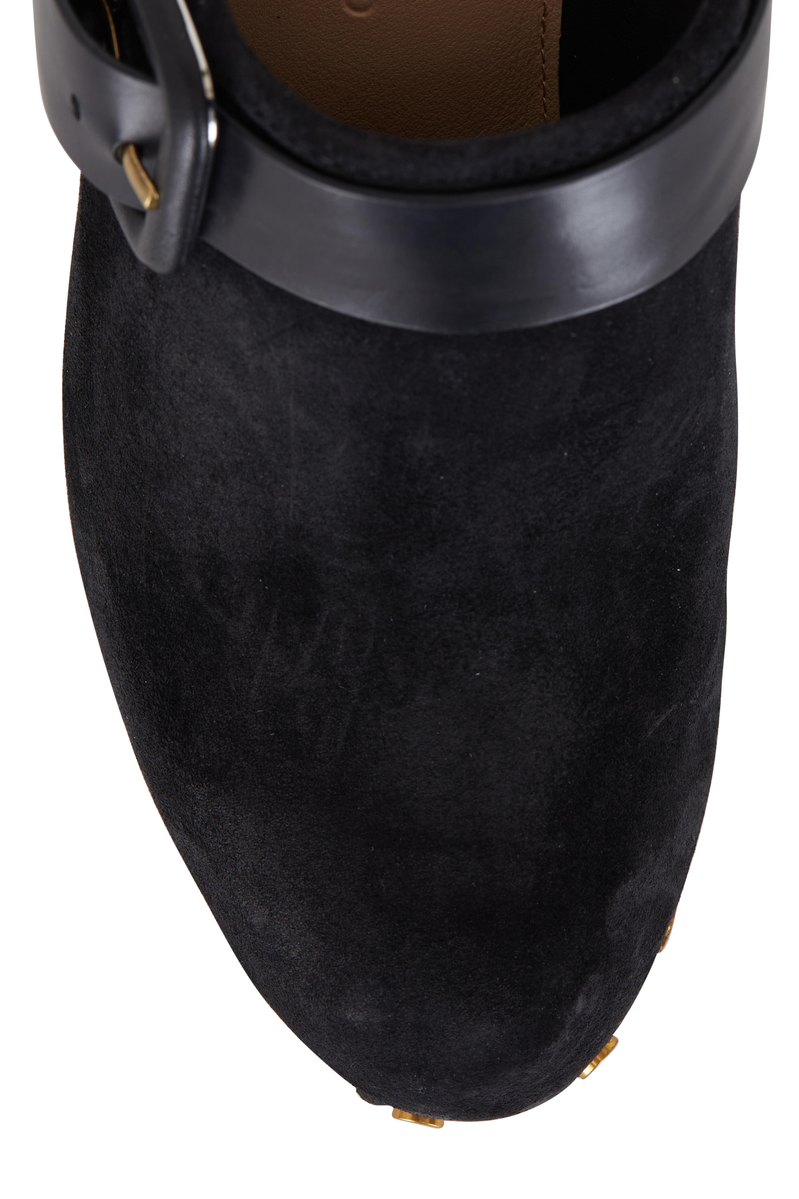 Veronica Beard - Dacey Black Suede Clog, 90mm