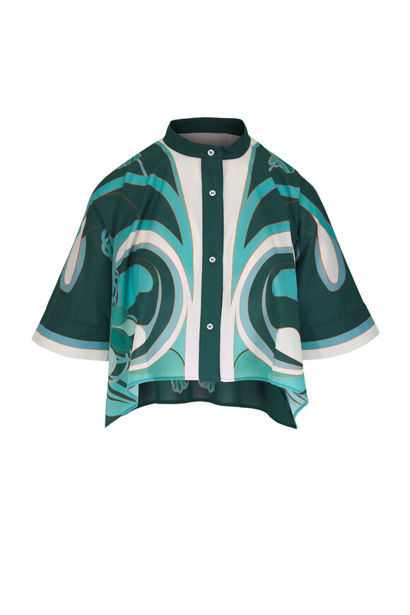 La DoubleJ Blooming Tulip Placee Mini Foulard Shirt - view 1