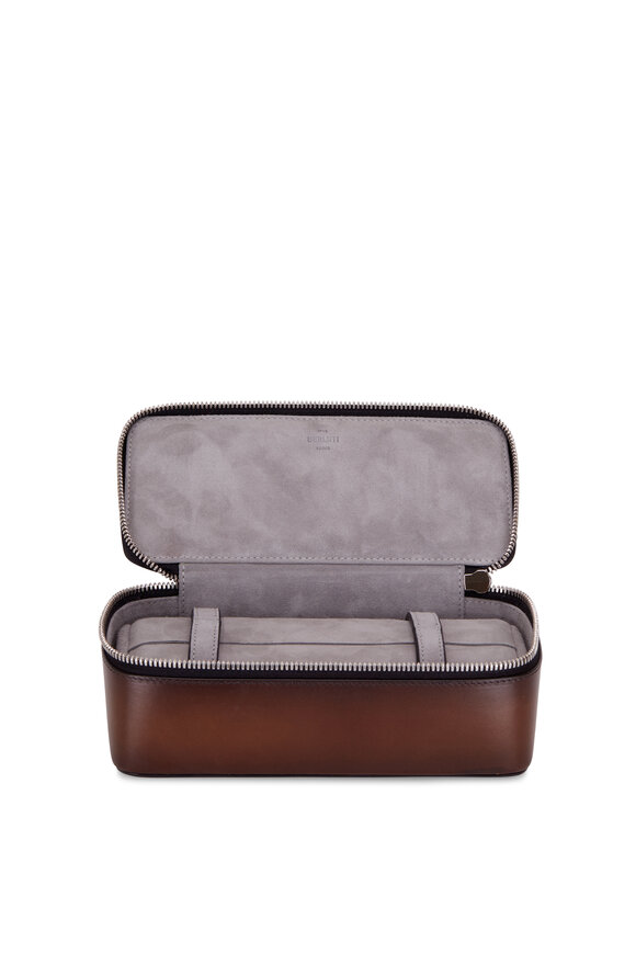 Louis Vuitton Travel bag Brown Leather ref.254360 - Joli Closet