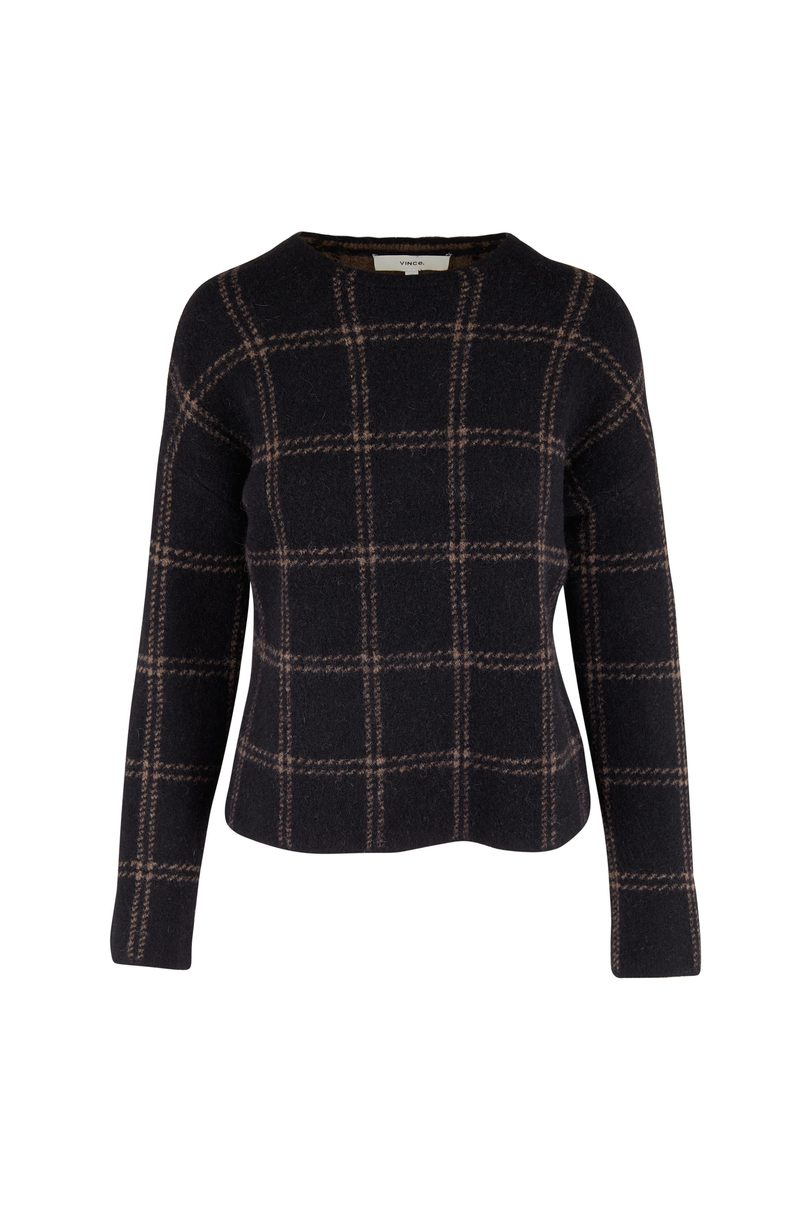 Vince on sale plaid sweater