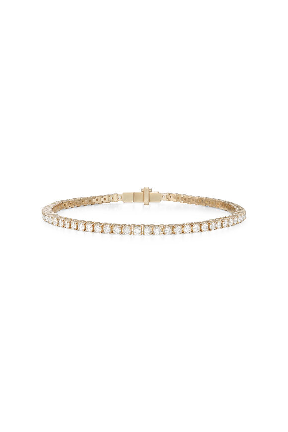 Melissa Kaye 18k Yellow Gold Diamond Lenox Tennis Bracelet - view 1