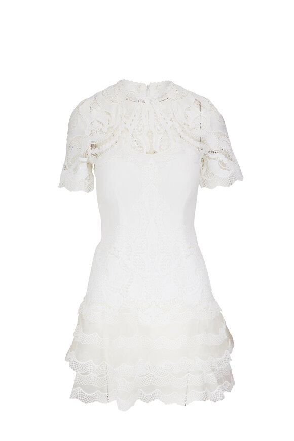 Jonathan Simkhai - White Paislee Crepe Dress