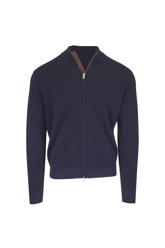Peter Millar Crown Crafted Excursionist Flex Navy Sweater - view 1