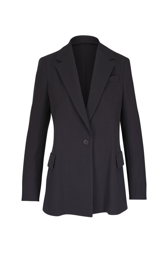 Akris Punto Brown Wool Boyfriend Blazer - view 1