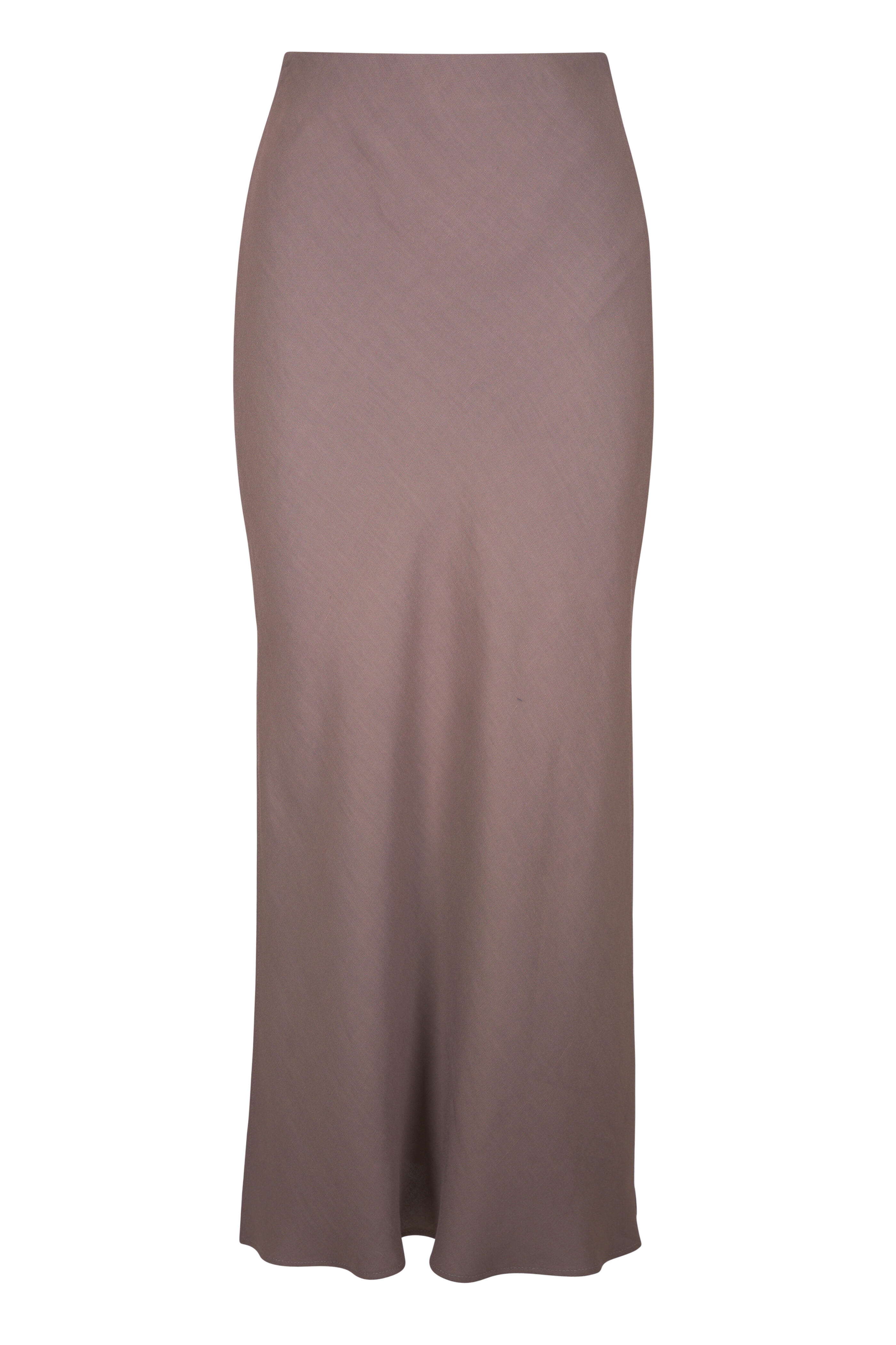 Brunello Cucinelli - Fluid Cocoa Twill Bias-Cut Skirt - view 1