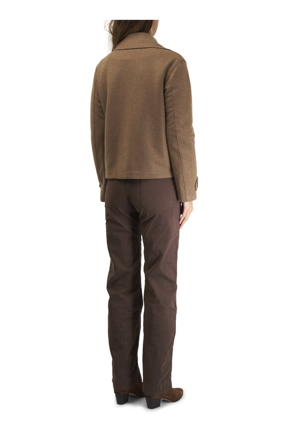 Nili Lotan - Tibault Brown Straight Leg Cargo Pant