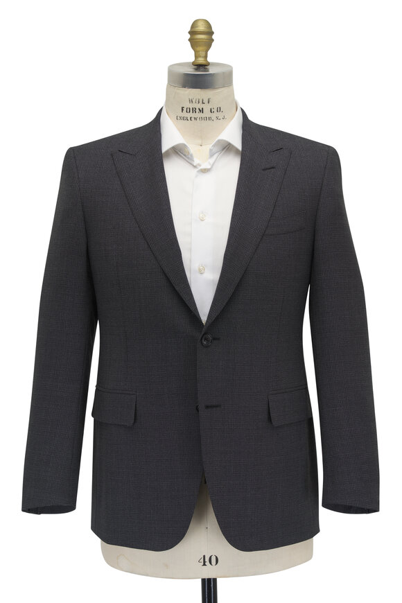 Canali Charcoal Gray Wool Suit