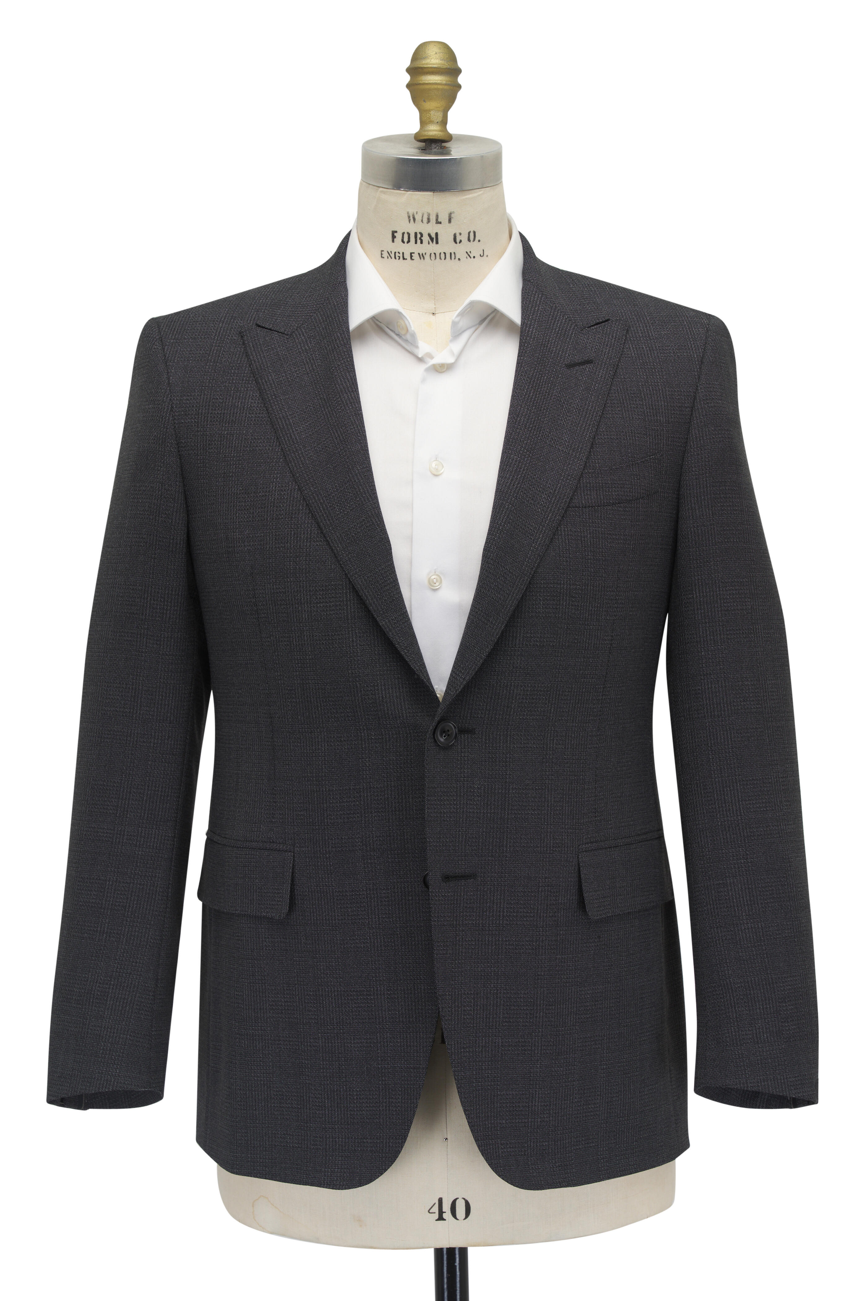 Canali - Charcoal Gray Wool Suit