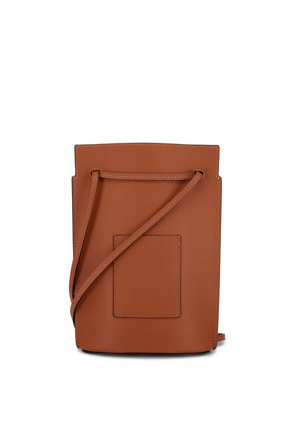 Loewe - Dice Pocket Anagram Tan Leather Shoulder Bag