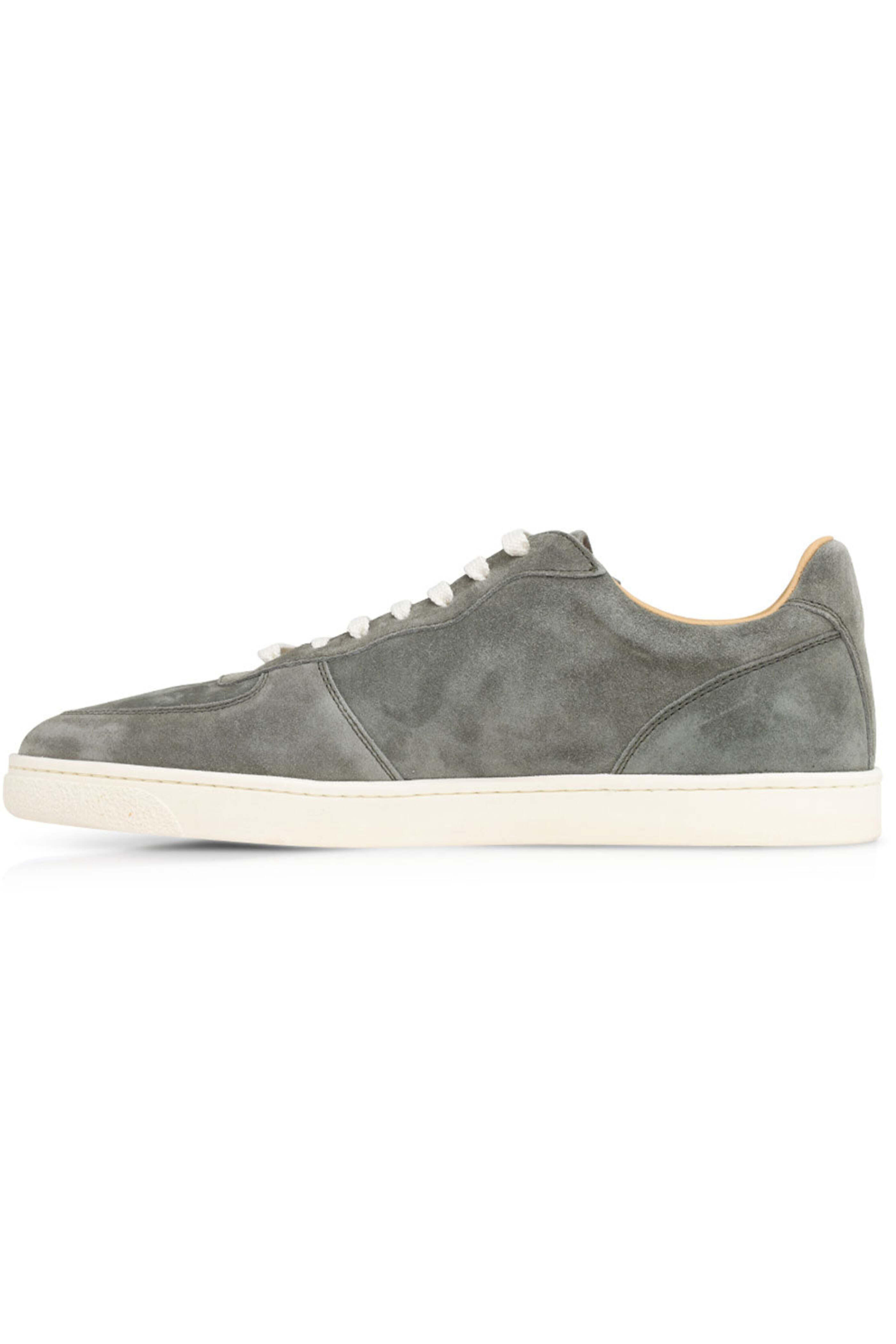 Brunello Cucinelli - Suede Hybrid Sneaker in Olive Green