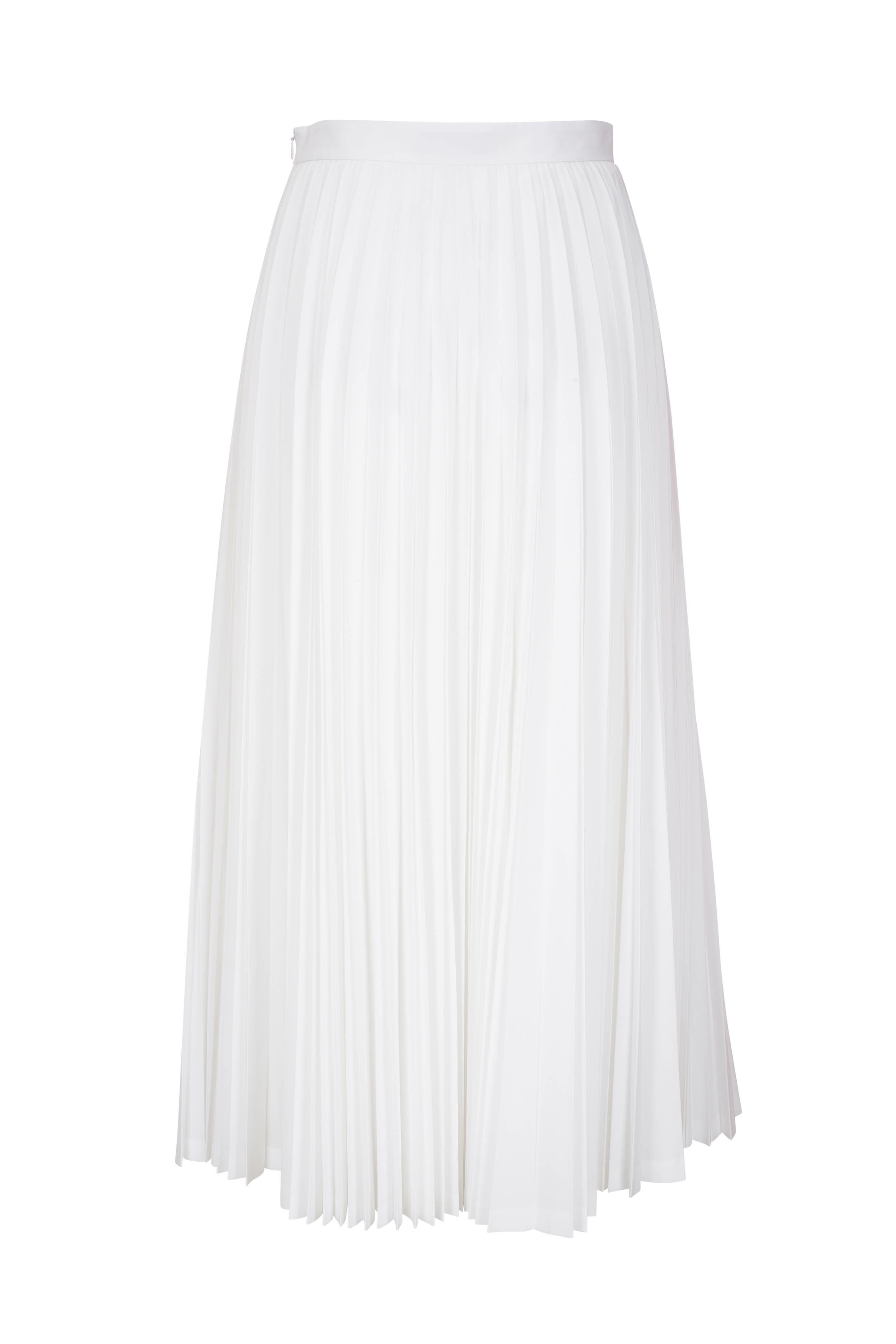 Lafayette 148 New York - White Pleated Maxi Skirt