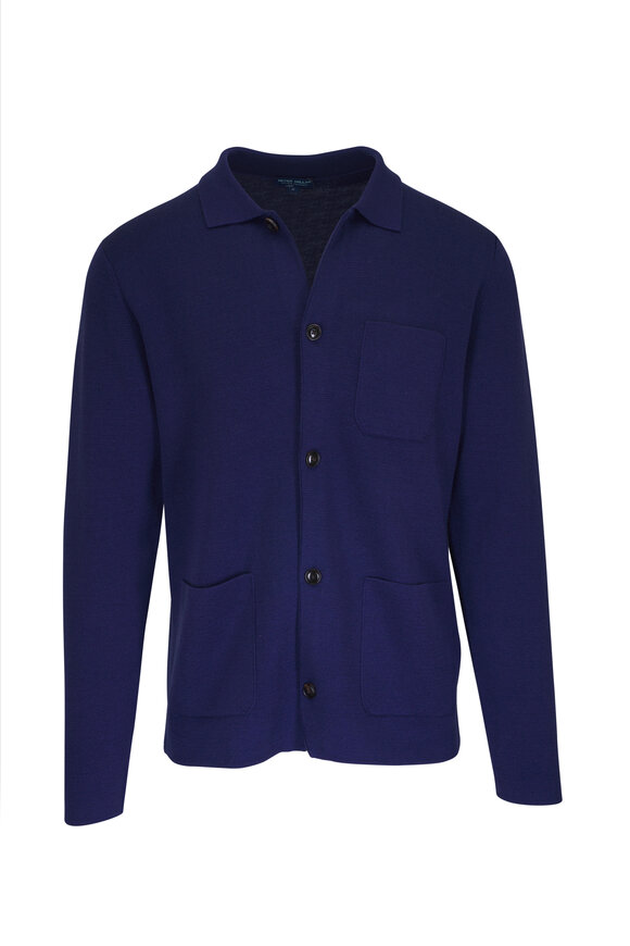 Peter Millar Connoly Navy Crafted Chore Coat