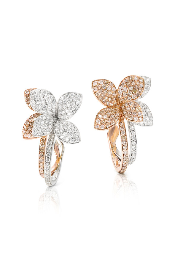 Pasquale Bruni 18k Gold Petit Garden Libellule Earrings - view 1