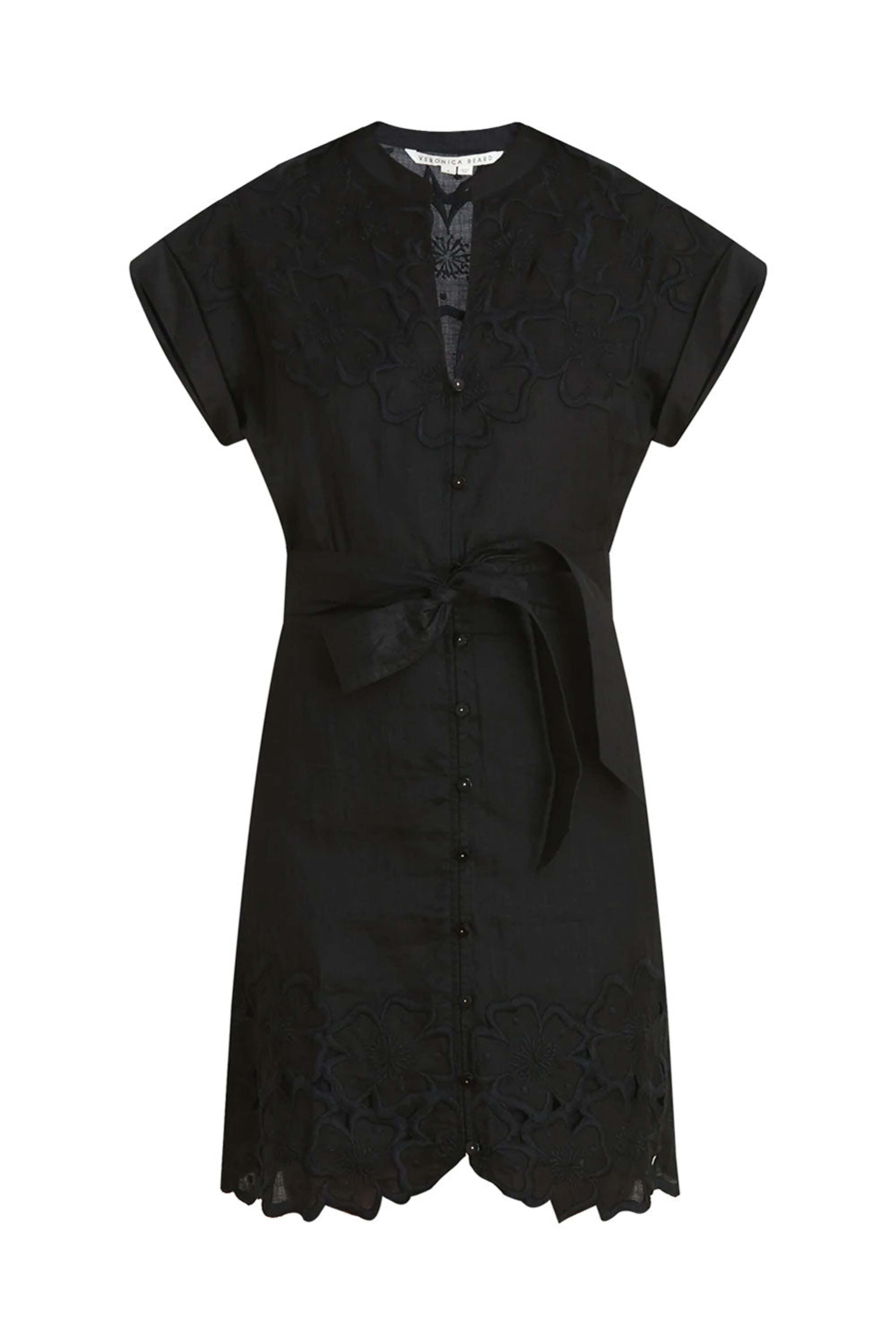 Veronica Beard - Black Archie Eyelet Dress