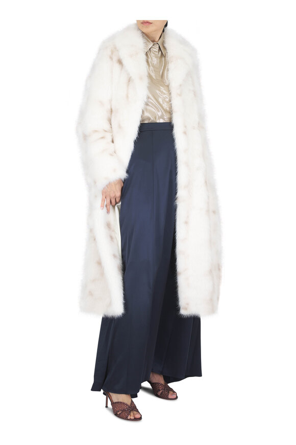 Herno White Faux Trench Coat - view 2