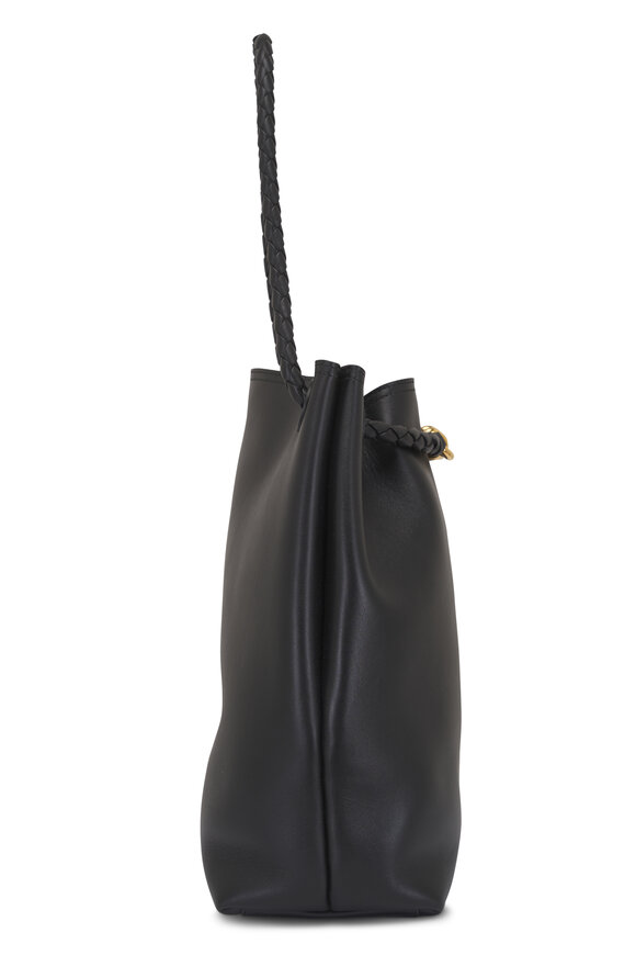 Bottega Veneta Andiamo Black Leather Bucket Bag - view 4