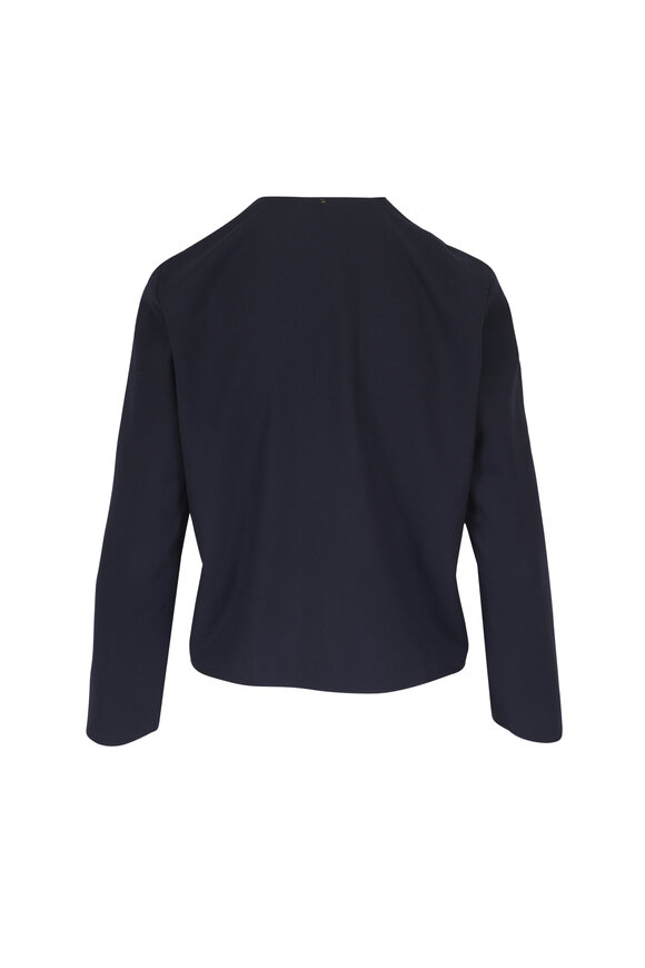 Peter Cohen House Midnight Virgin Wool Blouse - view 2