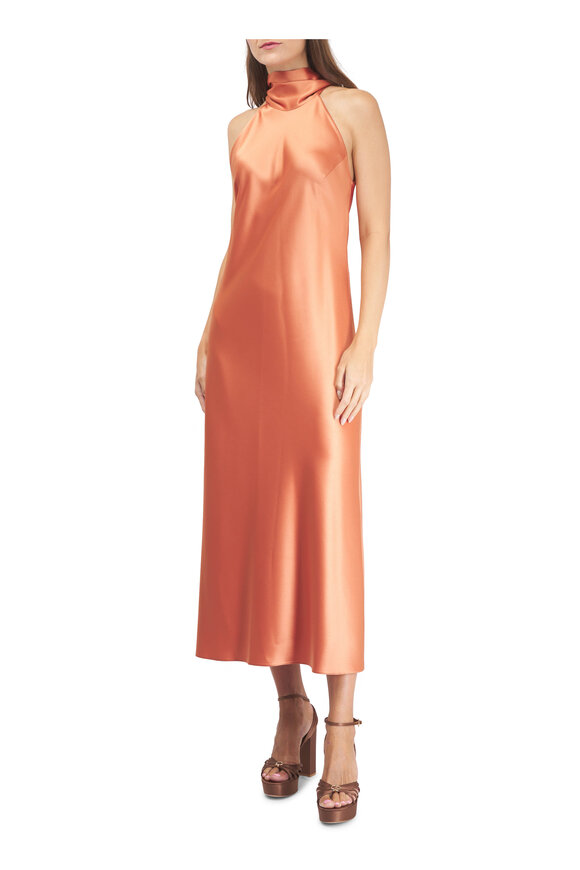 ワンピース Brunello Cucinelli Abito Brunello Cucinelli - Ginger Floral Silk Dress | Mitchell Stores