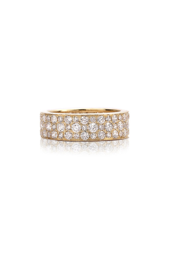 Nam Cho Modern Pavé Eternity Band