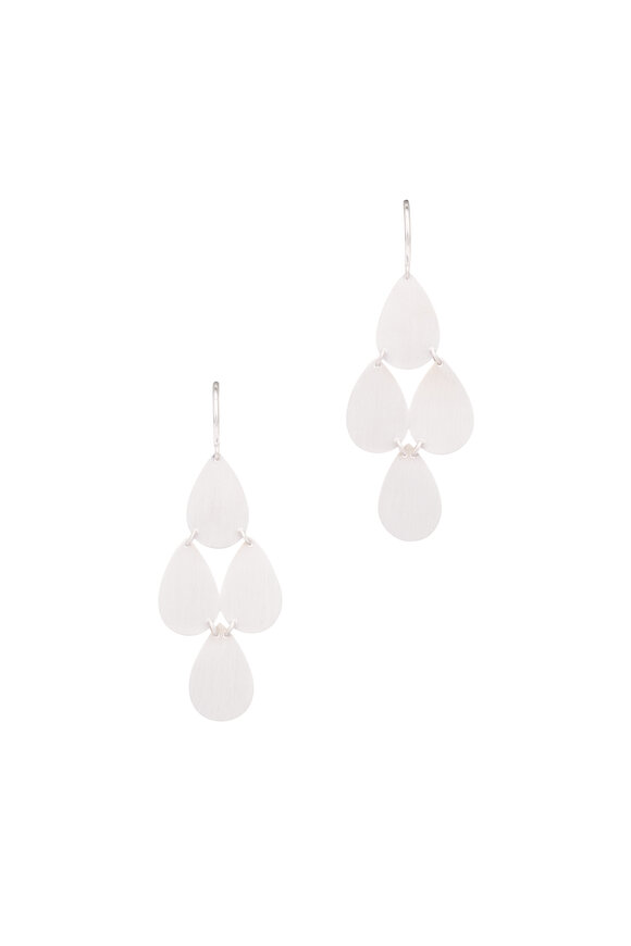 Irene Neuwirth Classic Four Drop Chandelier Earrings - view 1