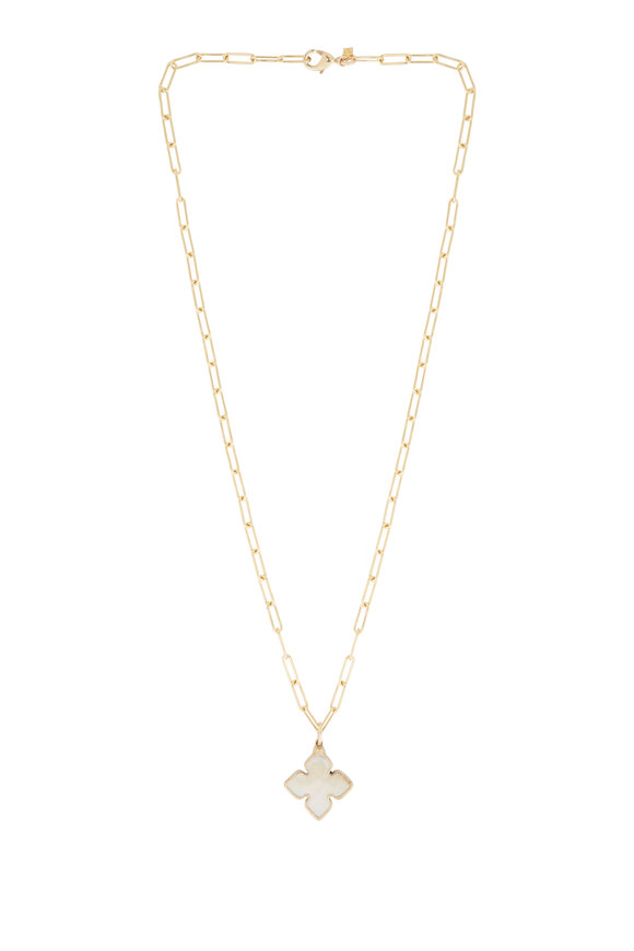 Cristina V. Safety Pin Necklace