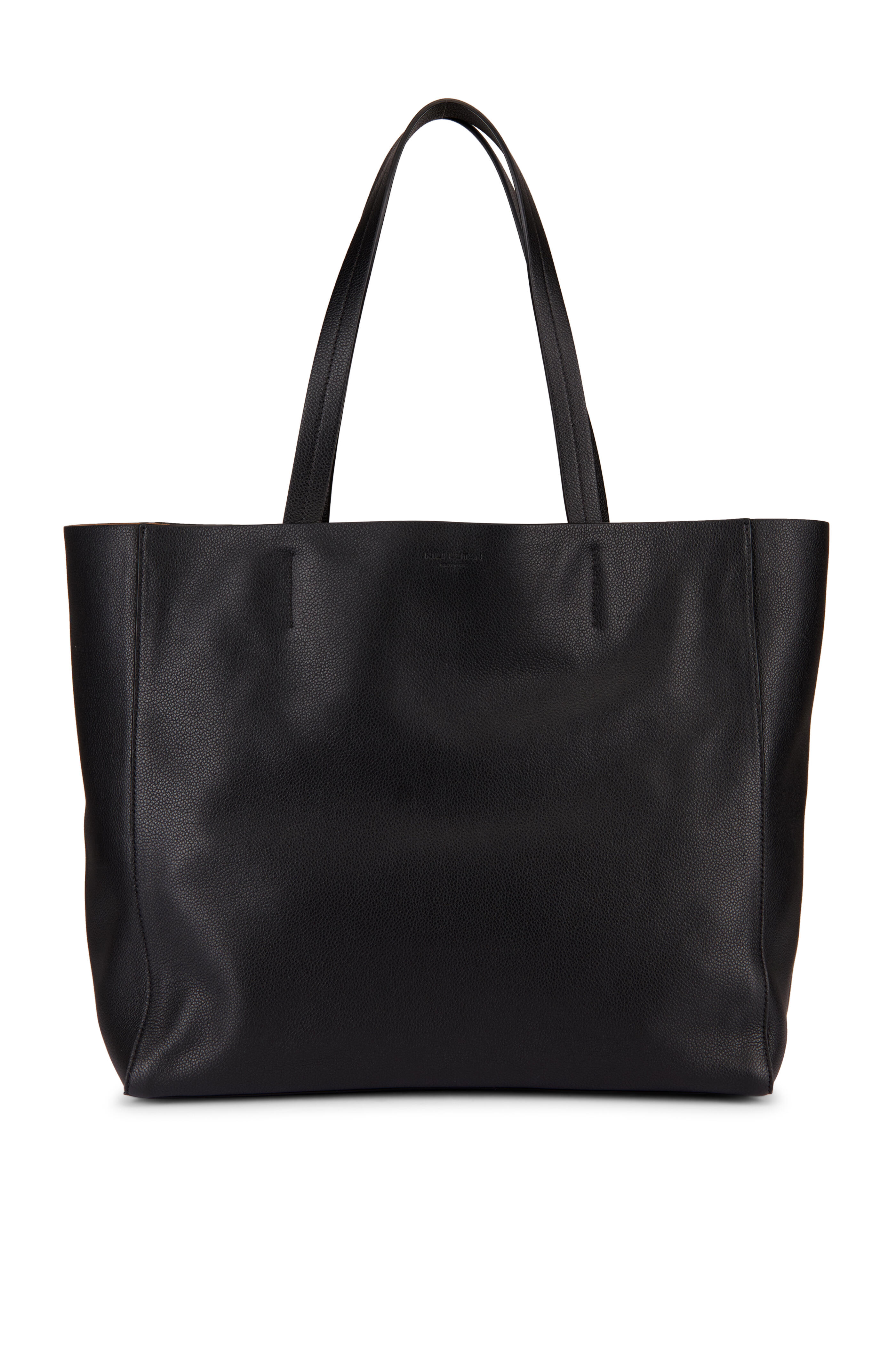 Nili Lotan - Medium Keith Soft Black Leahter Tote - view 1
