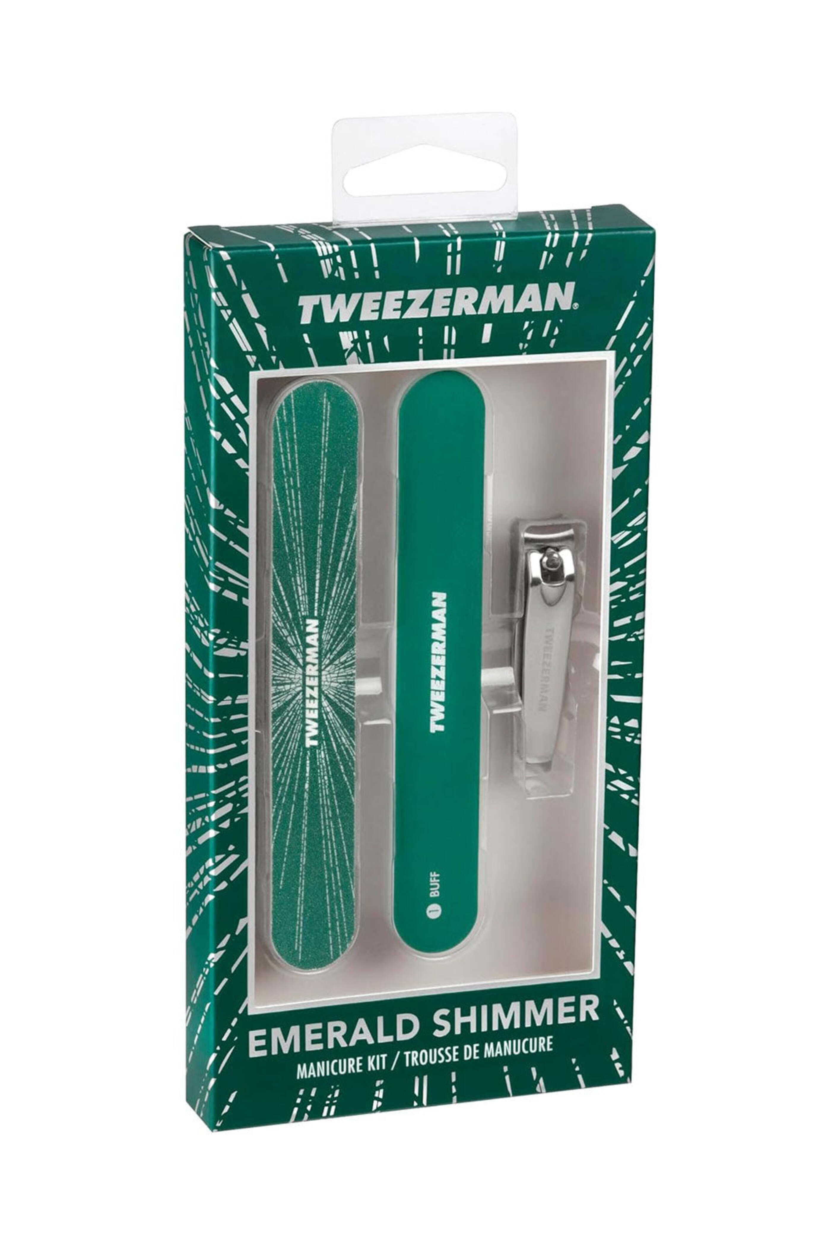 Tweezerman - Emerald Shimmer Manicure Set