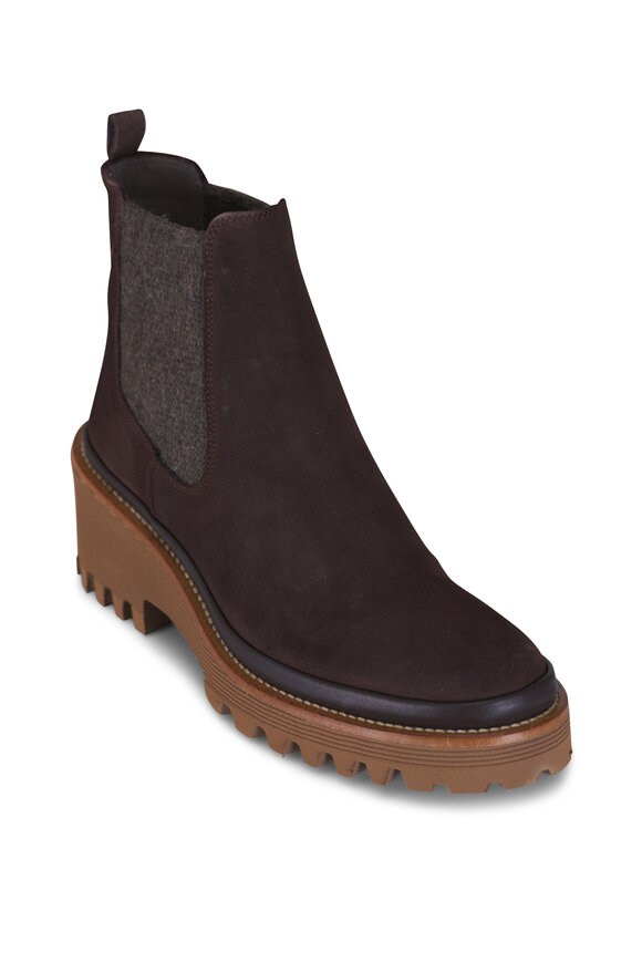 Ron White Emmaline Chocolate Wedge Boots