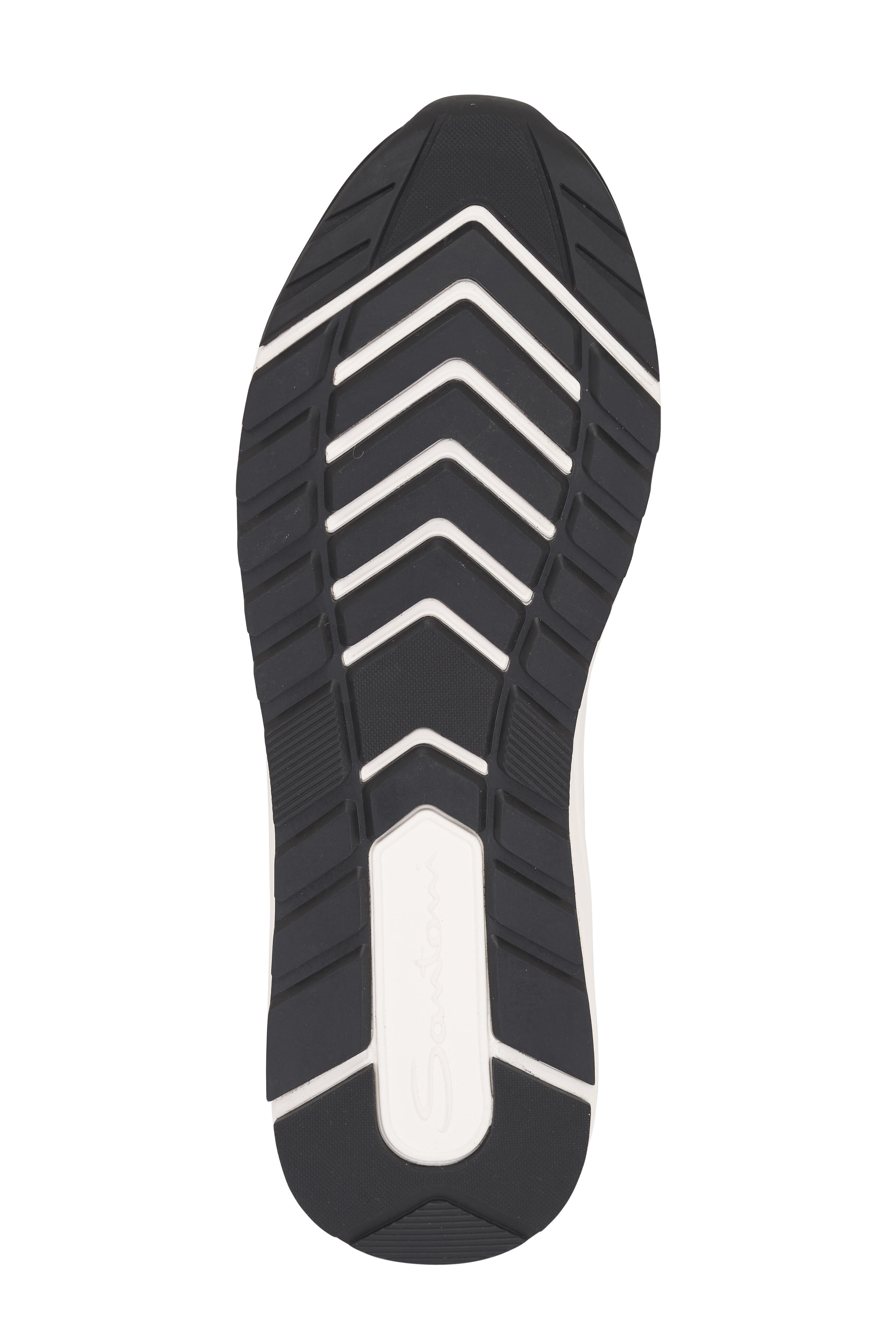 Santoni - Blue Knit Stretch Sneaker