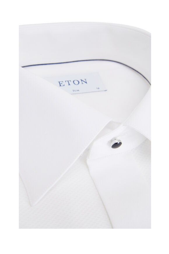 Eton - White Slim Fit Tuxedo Shirt