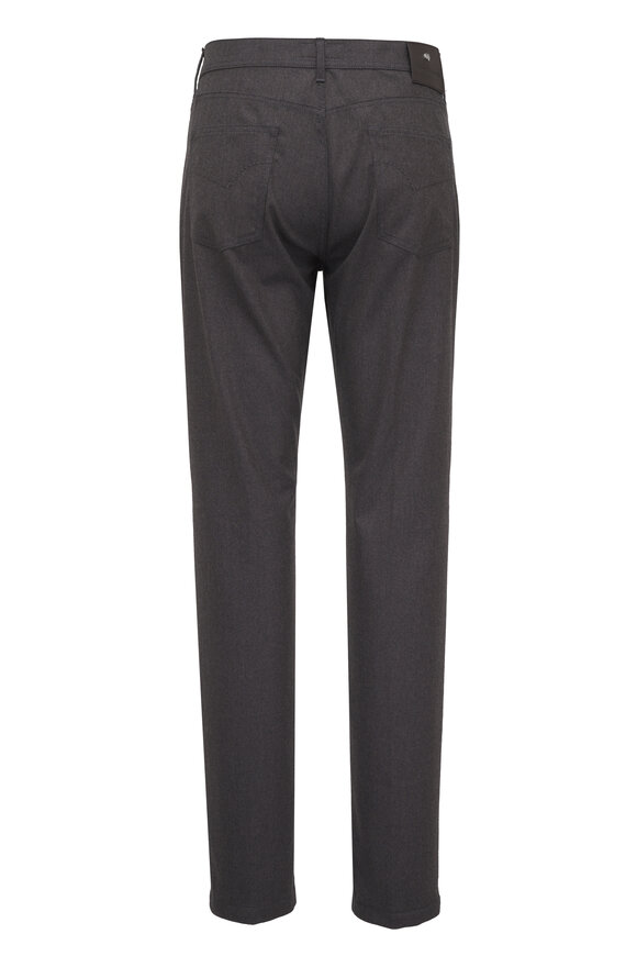 Marco Pescarolo Taupe & Brown Cashmere Five Pocket Pant - view 2