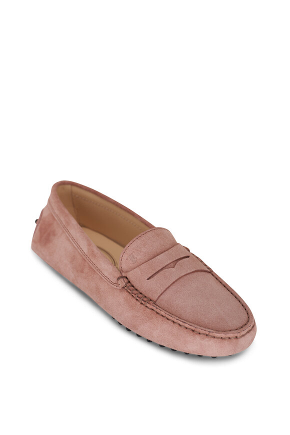 Tod's Mocassino Gommino Wisteria Suede Loafer