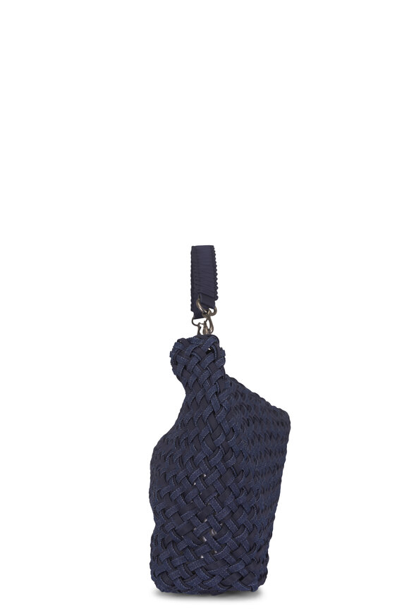 Naghedi Medium Porto Half-Moon Double Weave Shoulder Bag - view 3