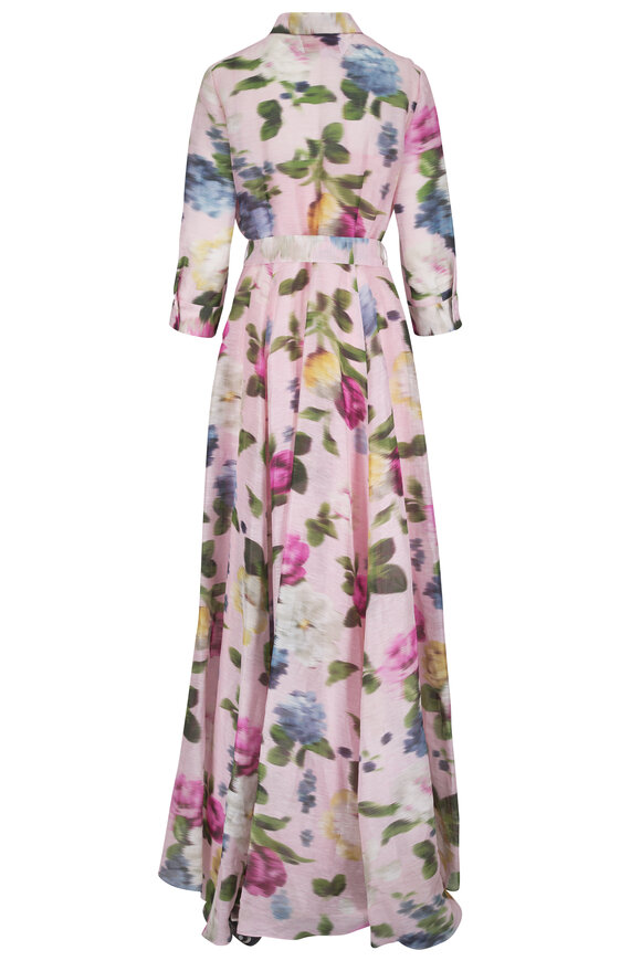 Carolina Herrera Rosewater Multi Trench Gown - view 5