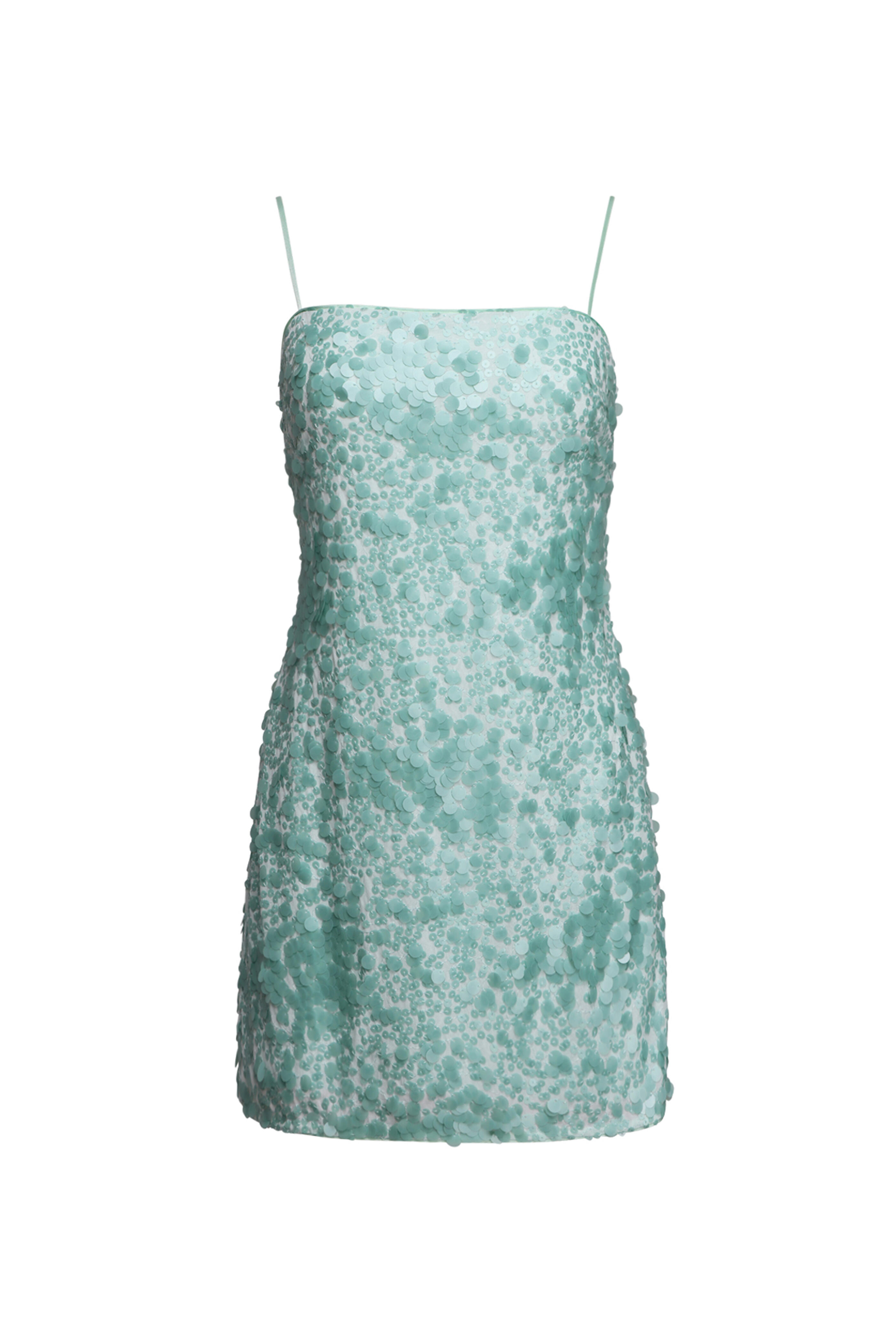 Simkhai - Lollie Seafoam Embellished Mini Dress