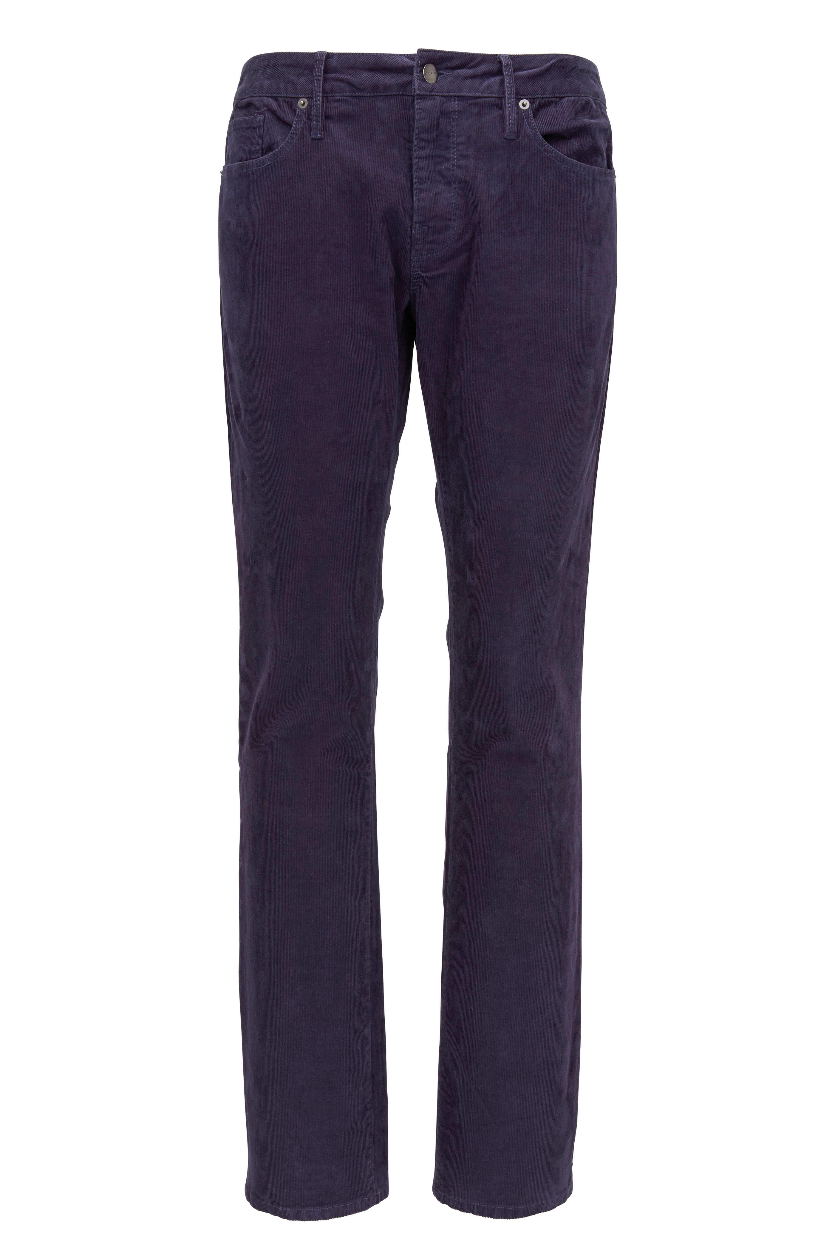 Frame - L'Homme Navy Corduroy Slim Fit Pant