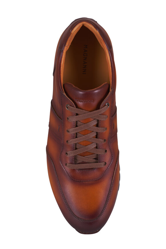 Magnanni Ventura Brown Leather Low Top Sneaker - view 4