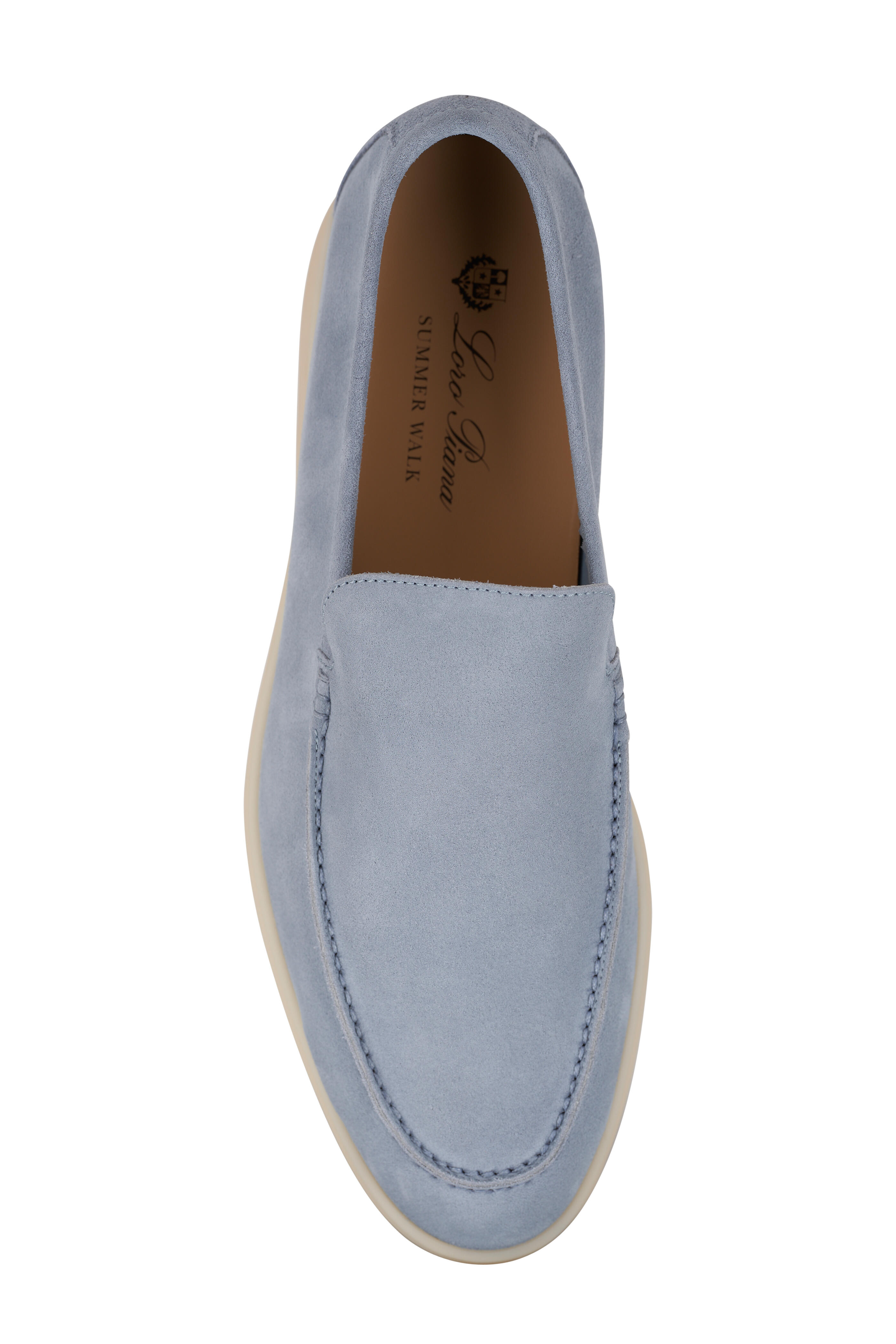 Loro Piana - Summer Walk Light Blue Suede Loafer