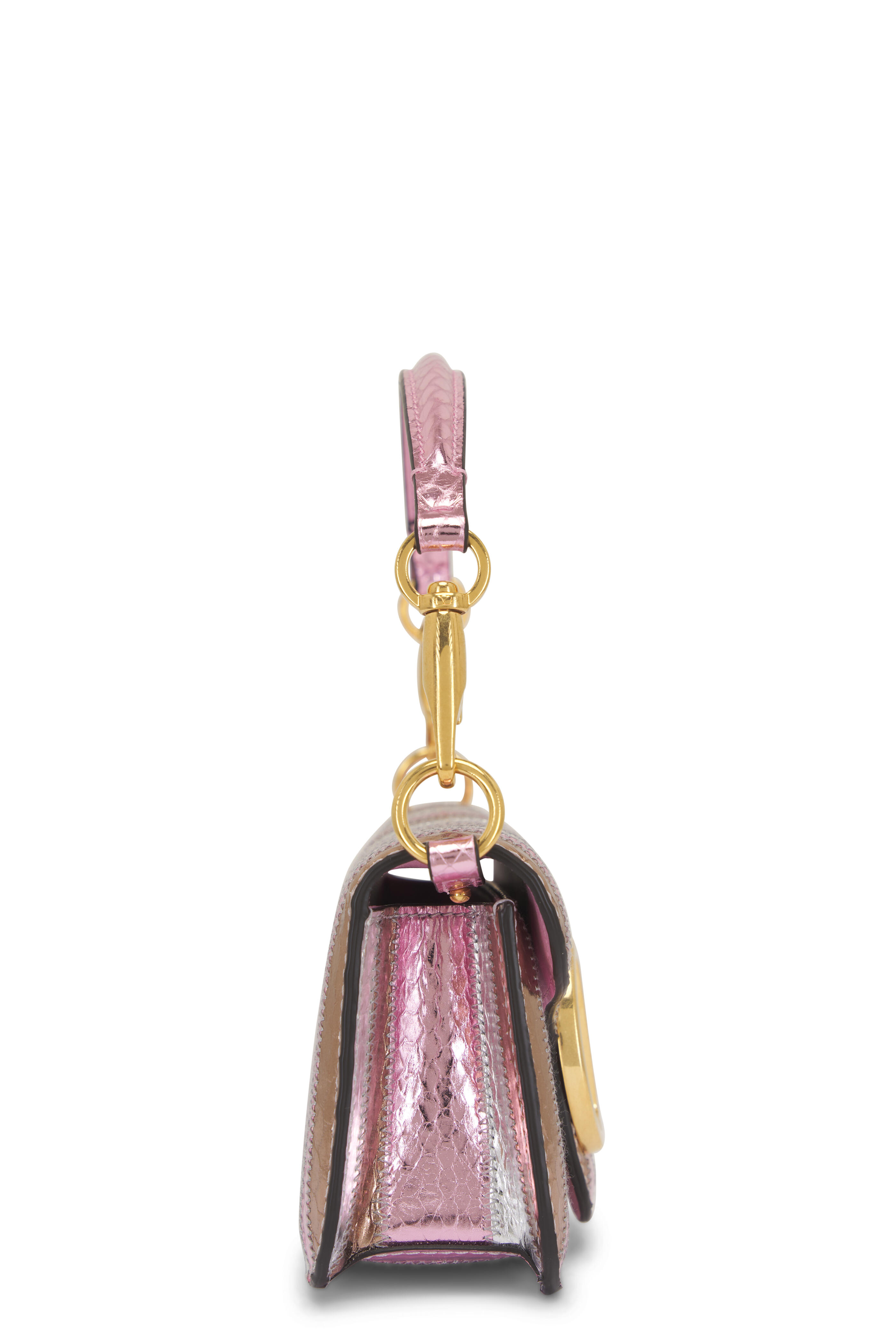 Valentino Garavani - Small Loco Metallic Stripe Shoulder Bag