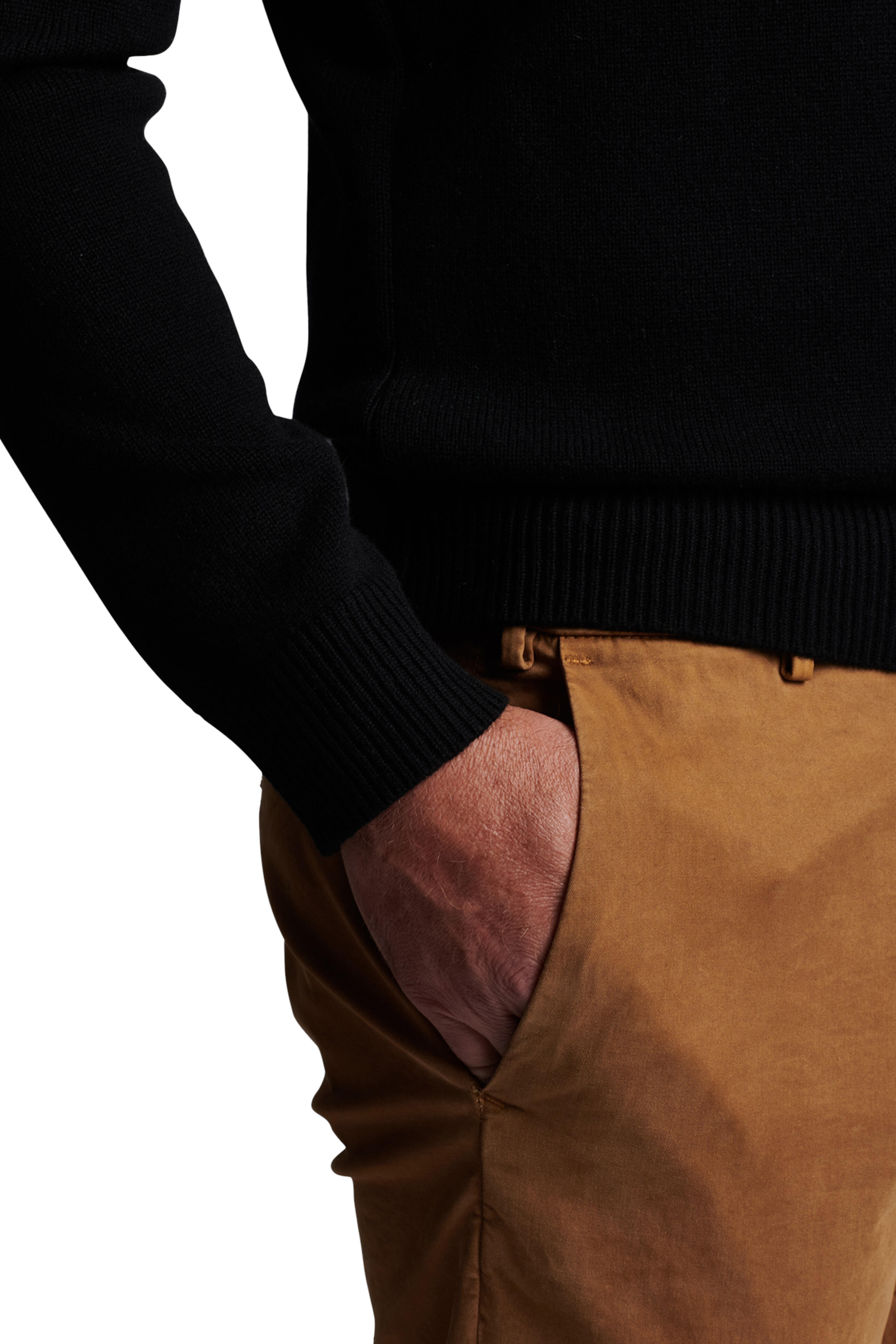Peter Millar - Alpine Black Crewneck Wool & Cashmere Sweater