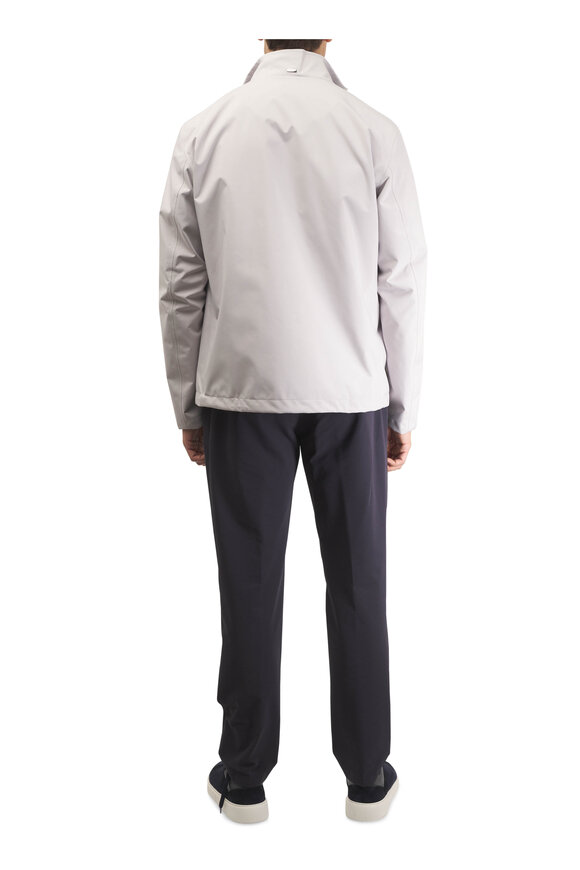Herno Dark Gray Chest Pocket Rain Jacket - view 3