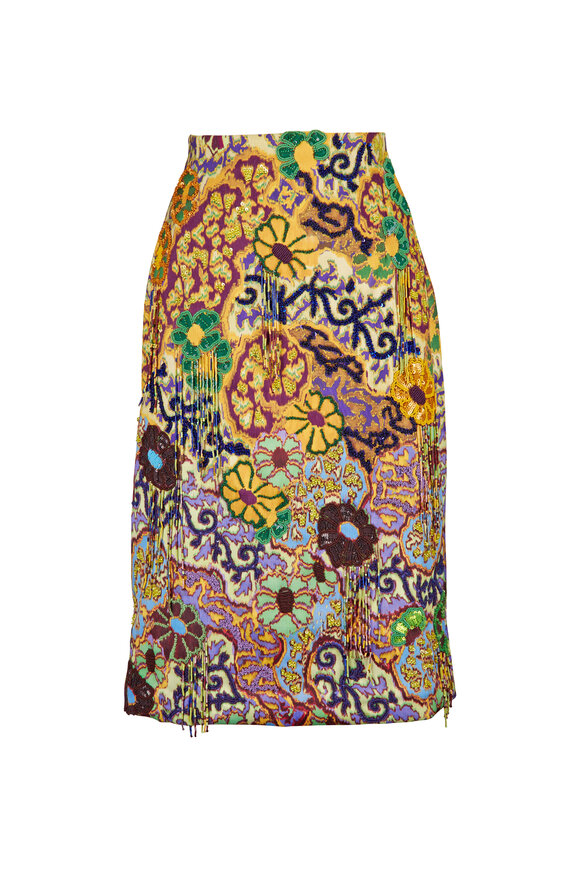 Alémais Joanna Multicolor Embellished Skirt - view 1