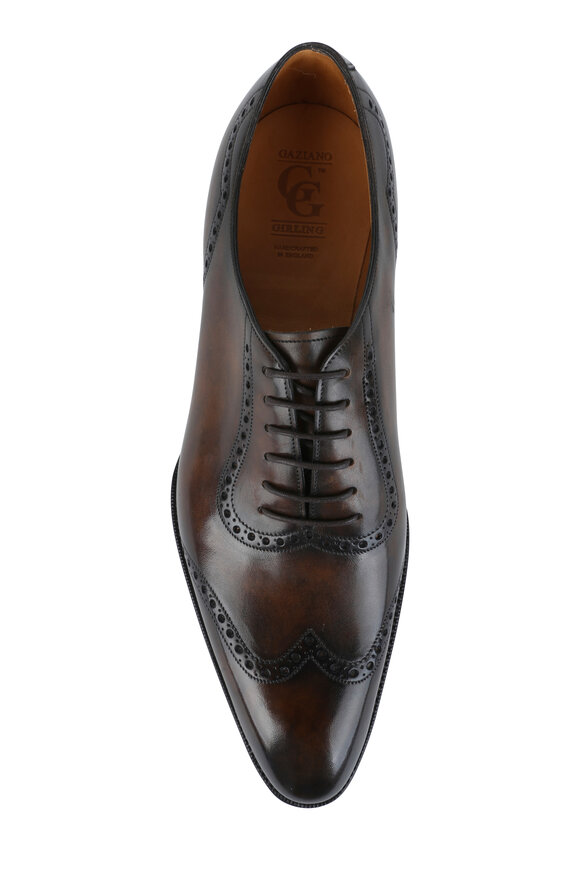 Gaziano & Girling - Bramhall II Walnut Leather Wingtip Oxford