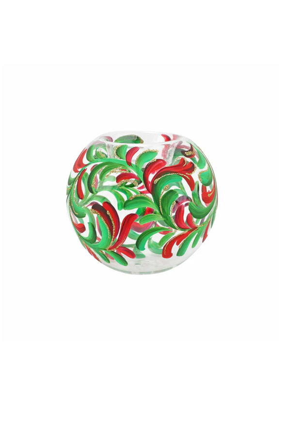 Vietri Illuminare Holiday Scroll Votive