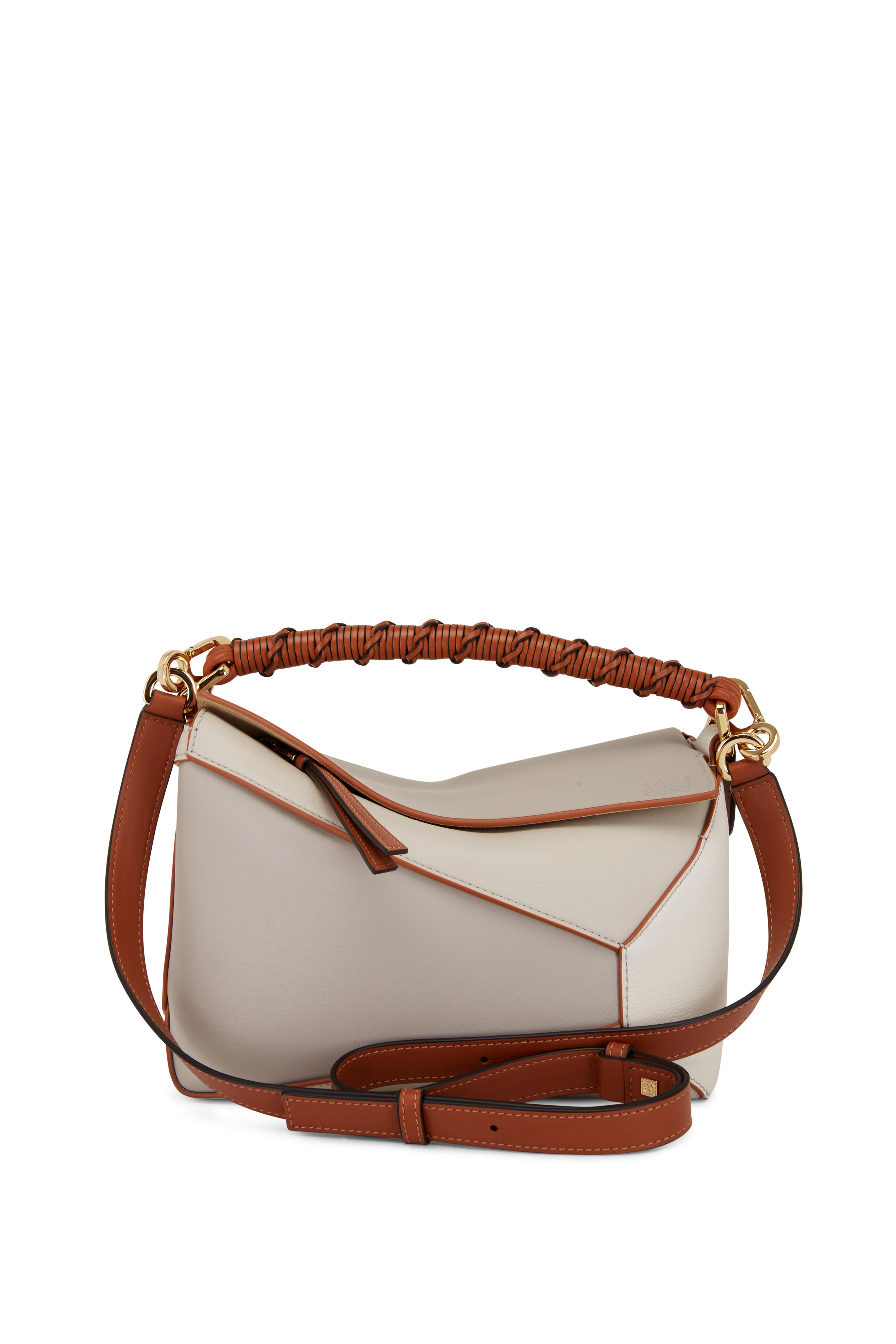 LOEWE Puzzle Edge small leather shoulder bag