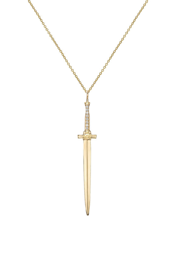 Dru - Large Diamond Dagger Charm