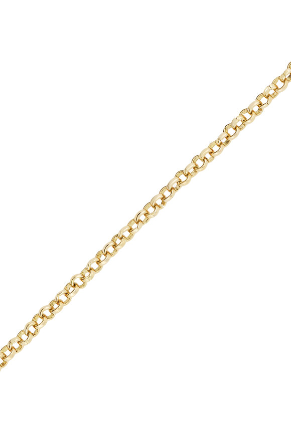 Marlo Laz 14k Yellow Gold Rolo Chain